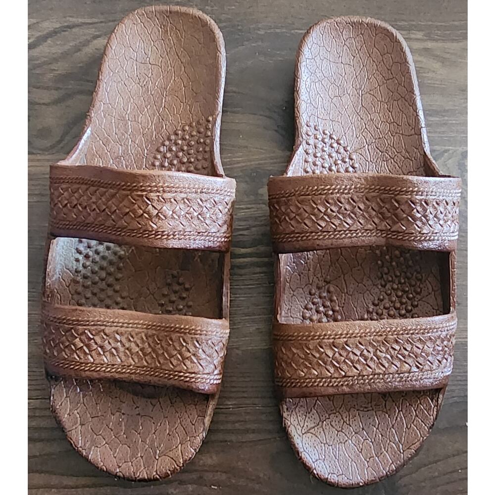 Surfware Hawaiian Classics Waterproof Hawaiian Beach Slides Sandals Size 9